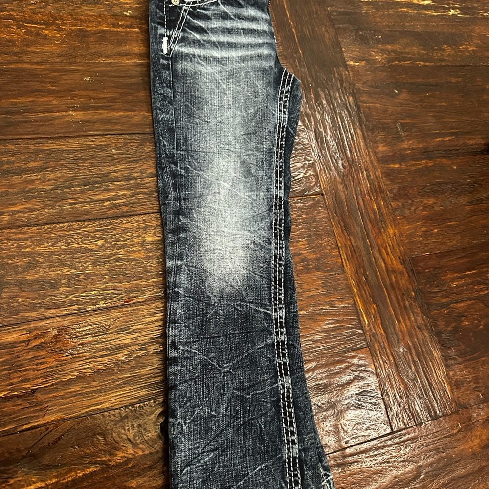 Stylish Kids' Faded Blue Jeans